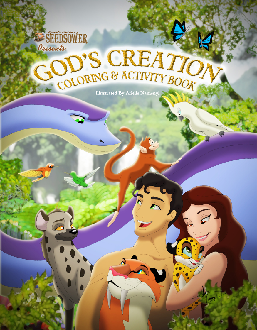 God's Creation Coloring Book Cover
