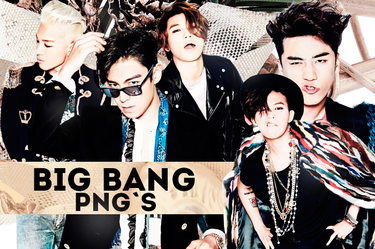 BIG BANG PNG PACK