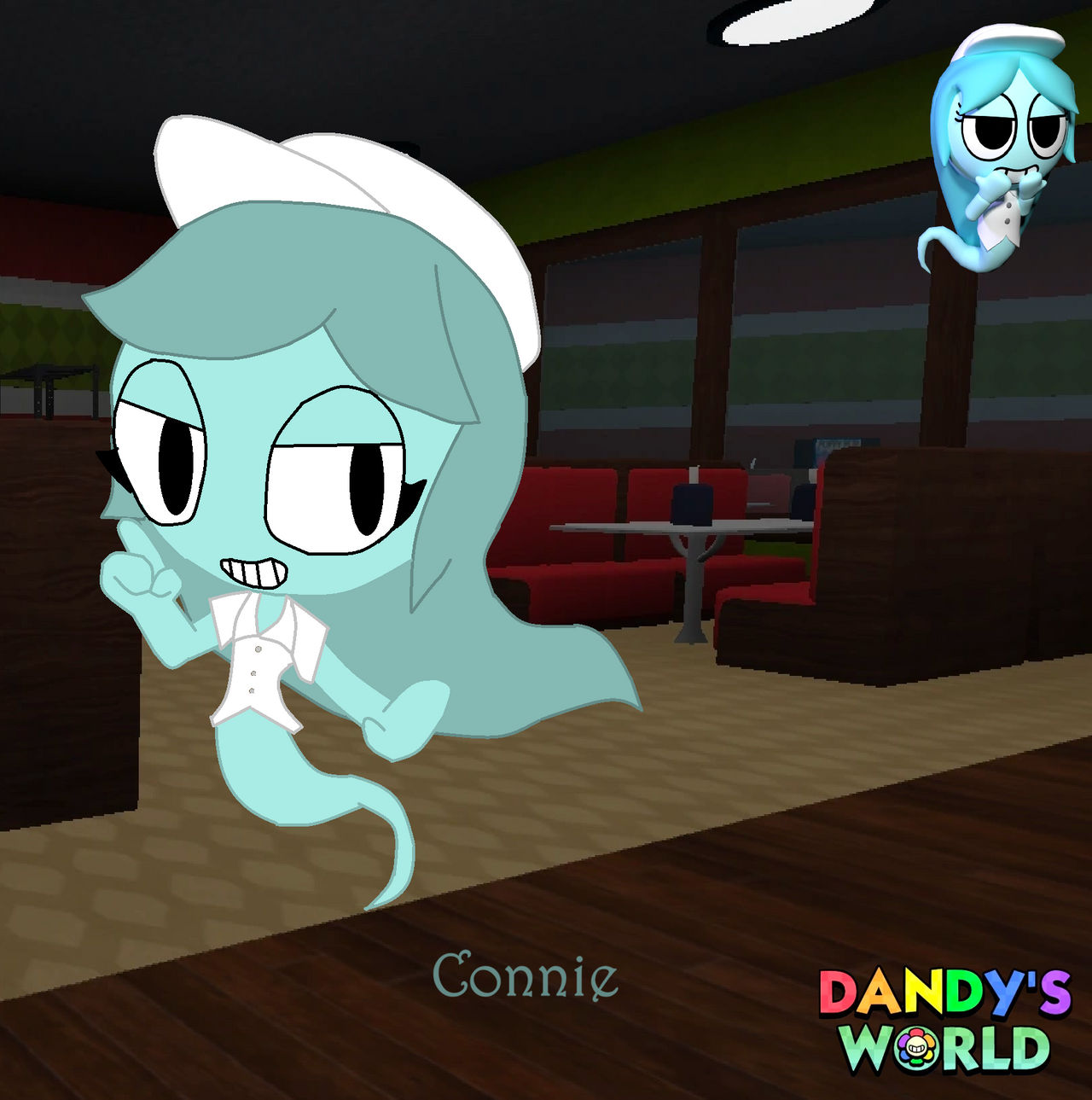 Dandy's World: Connie the ghost by TwistedLieProduction on DeviantArt