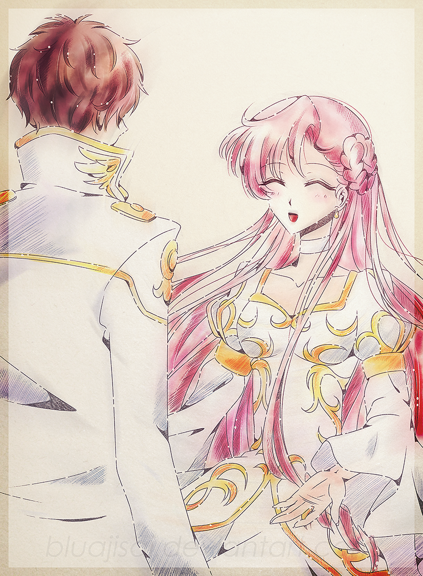 Sketch Fanart Euphemia-Suzaku