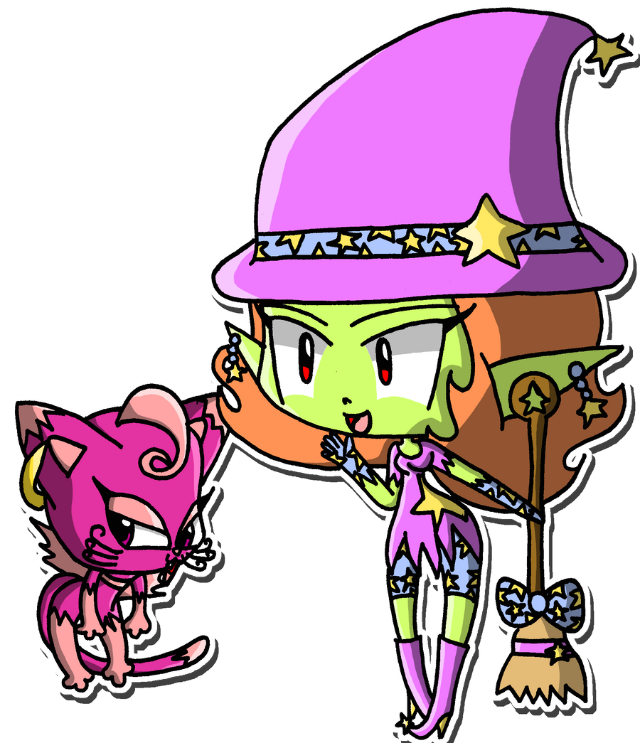 Evil Little Witch and her Familiar
