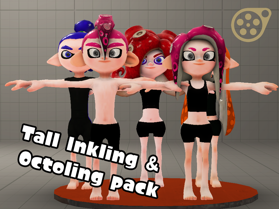 Tall Inkling and Octoling Pack for SFM by DeekyStJ0hn on DeviantArt
