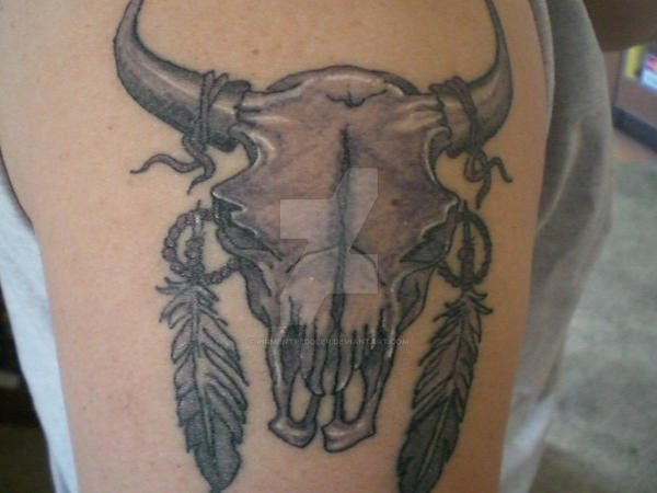 Cow Skull Tattoo