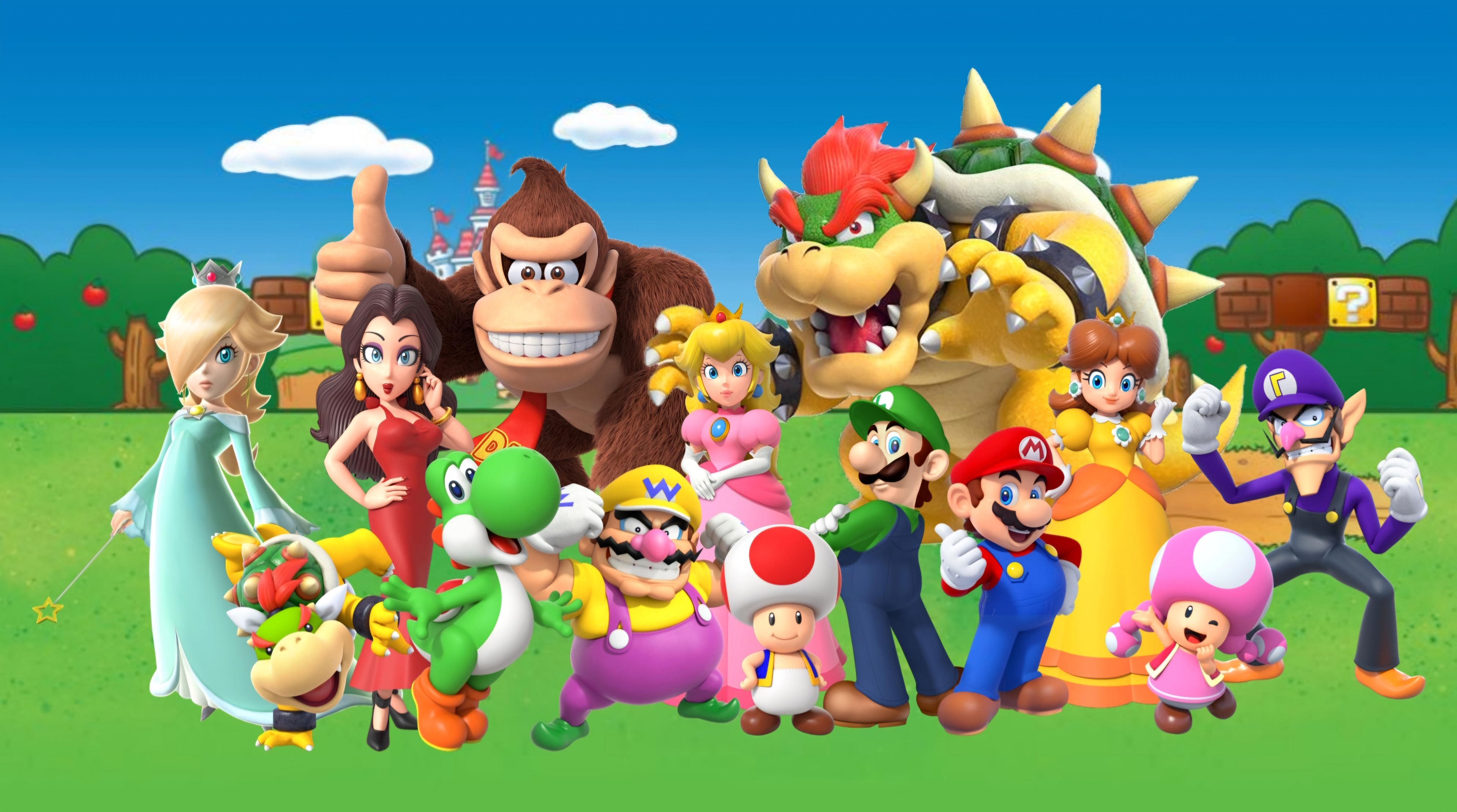 Super Mario Characters Wallpaper #2 by wallpapercreator3000 on DeviantArt