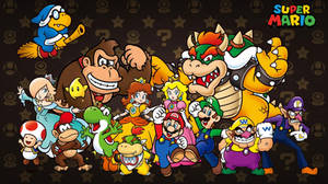 Super Mario Characters Wallpaper #7