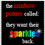 Sparkles...