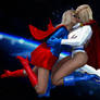 Supergirl x Powergirl - Kiss