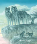 Heavenly wolves by akelataka