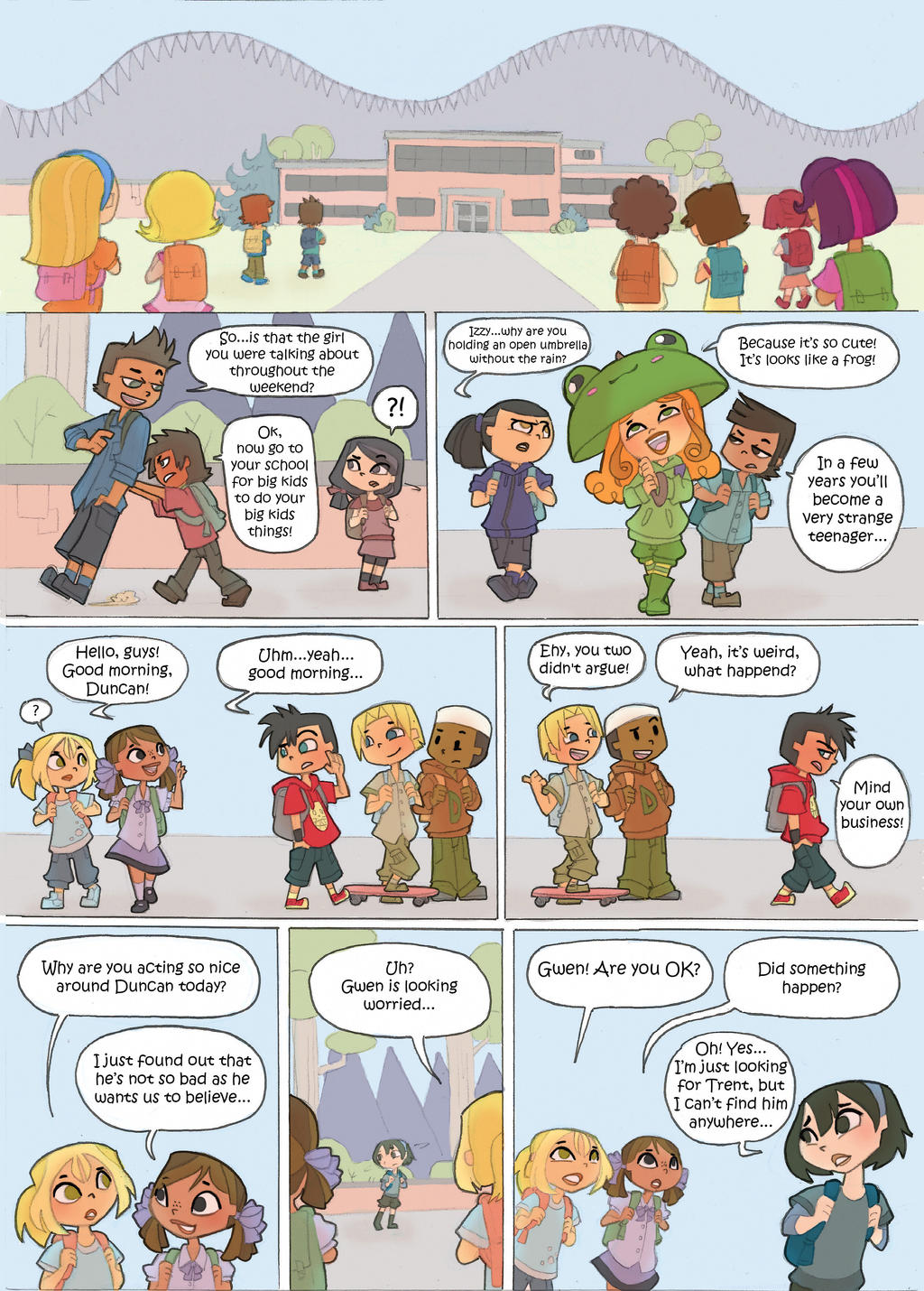 Total Drama Kids Comic pag 31 by Kikaigaku