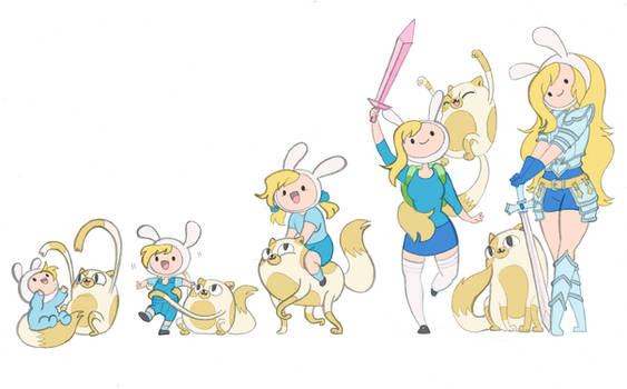 Hora de aventura - Fionna e Cake