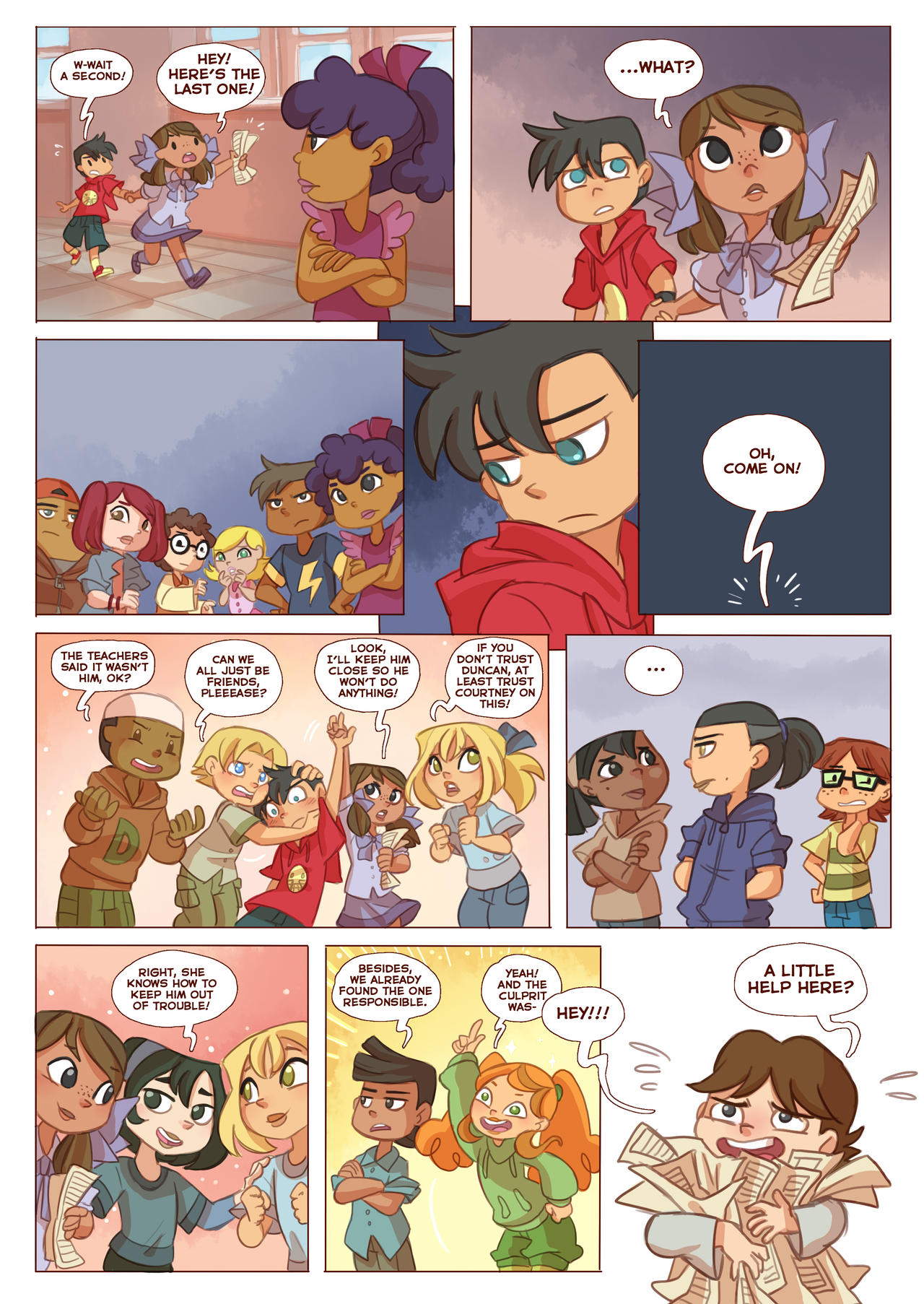 Total Drama Kids Comic: Page 21 - L'Île des défis extrêmes fan Art  (37573109) - fanpop