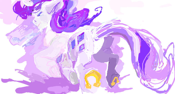 Retarded Rarity rarity by beelzebestfriend4lyf on DeviantArt
