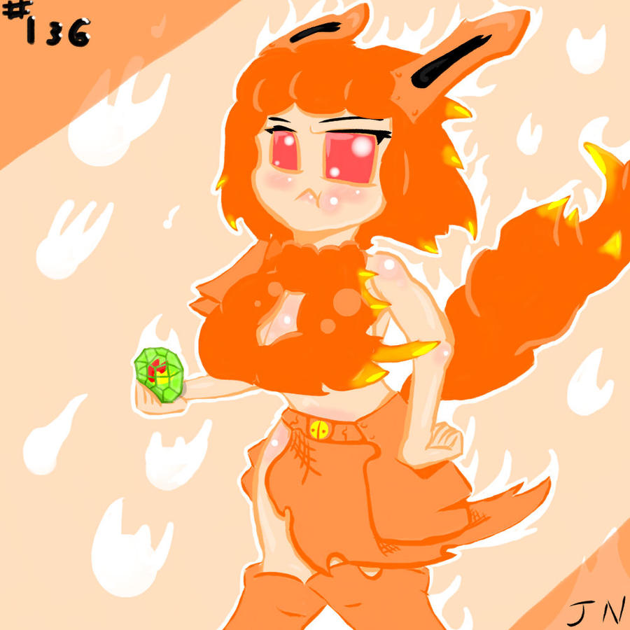 Flareon Gijinka