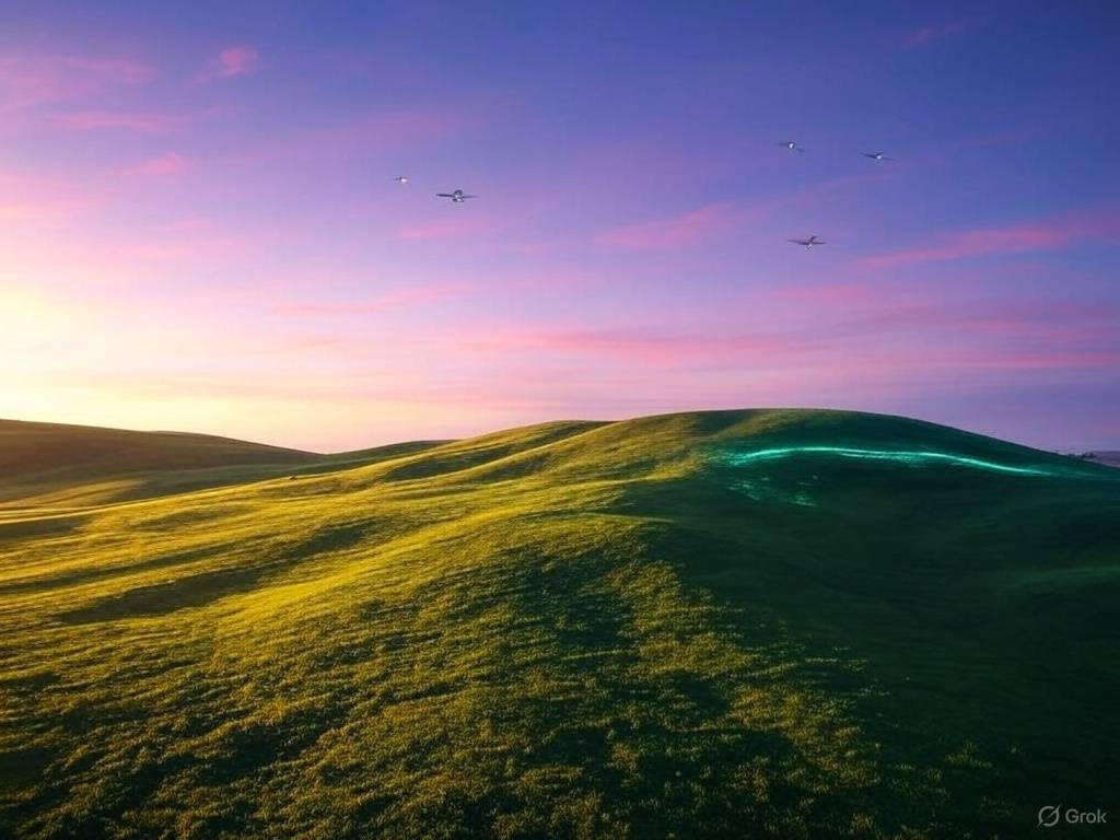 Windows Xp Screensaver Deviantart Windows XP Bliss Wallpaper - GrokAI by McCheese231 on DeviantArt