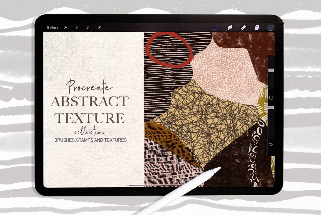 Procreate Abstract Texture Kit by nanezezit on DeviantArt