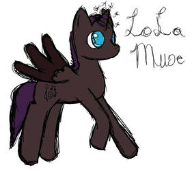 Lola Muse pony oc