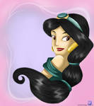 Disney Fan Art - Jasmine Digitalized by himehisagi