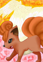 Vulpix with her Fire Future by himehisagi