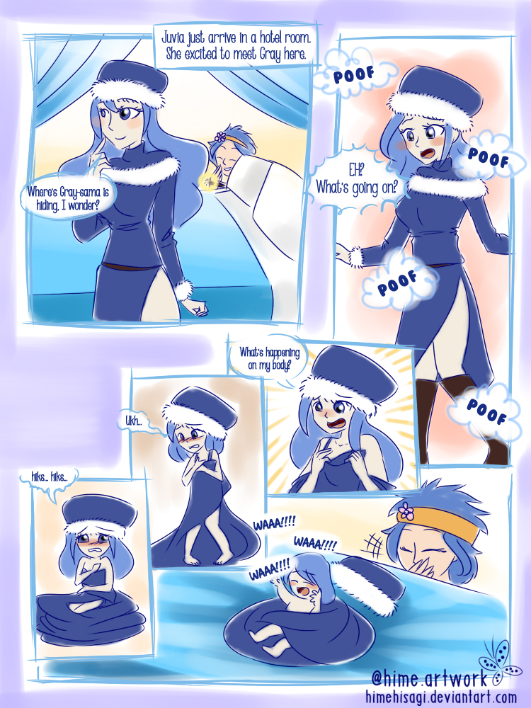 Comic Age Regression Juvia and Levy by himehisagi on DeviantArt