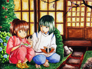 Spirited Away: Eating Onigiri