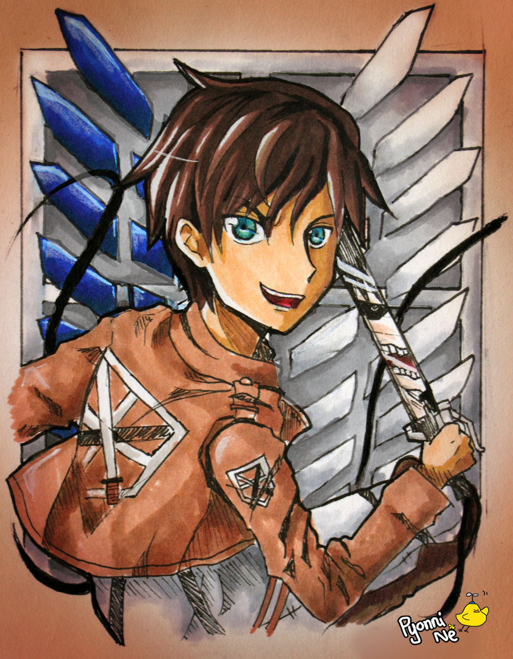 IT'S EREN JAEGER :O