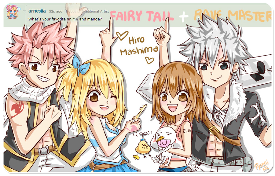 Answer (1)- Fairy Tail and Rave Master!