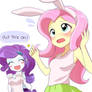 Rarity And Fluttershy