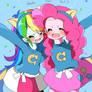 Rainbow Dash And Pinkie Pie