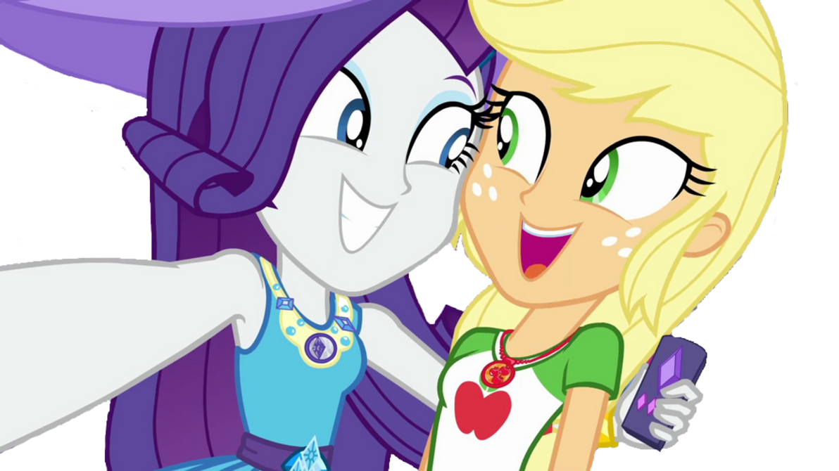 Rarity And Applejack 15 by fluttercool on DeviantArt