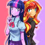 Sunset Shimmer and Twilight 41