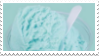 f2u pastel blue ice cream stamp