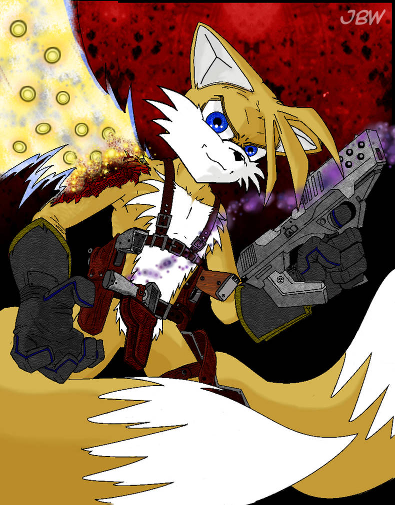 Two Tails Rage Mode Rage Mode Tails Armed and Dangerous by CapnChryssalid on DeviantArt