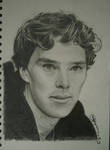 Benedict Cumberbatch Freehand Sketch/Drawing