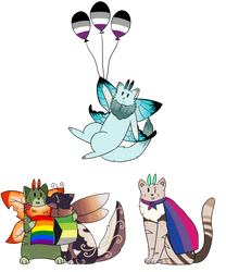 [Pride YCH] 20gayteen [Set 1]