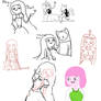 Princess Bubblegum sketch dump