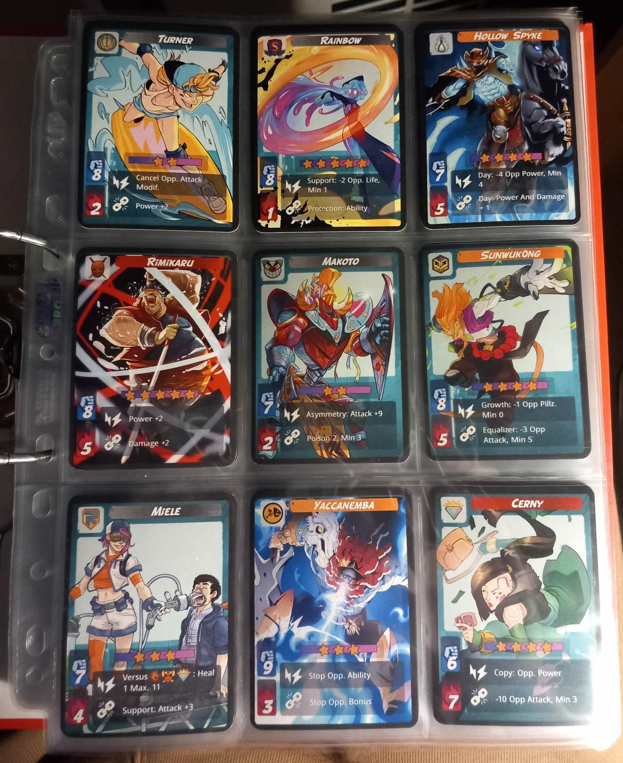 Urban Rivals cards in album sheet by KingpinHUN on DeviantArt