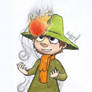 Snufkin and the Fire Spirit