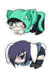 Kanekitty and Tousagi Charms (For Sale) by Pixel-Penguin-dA