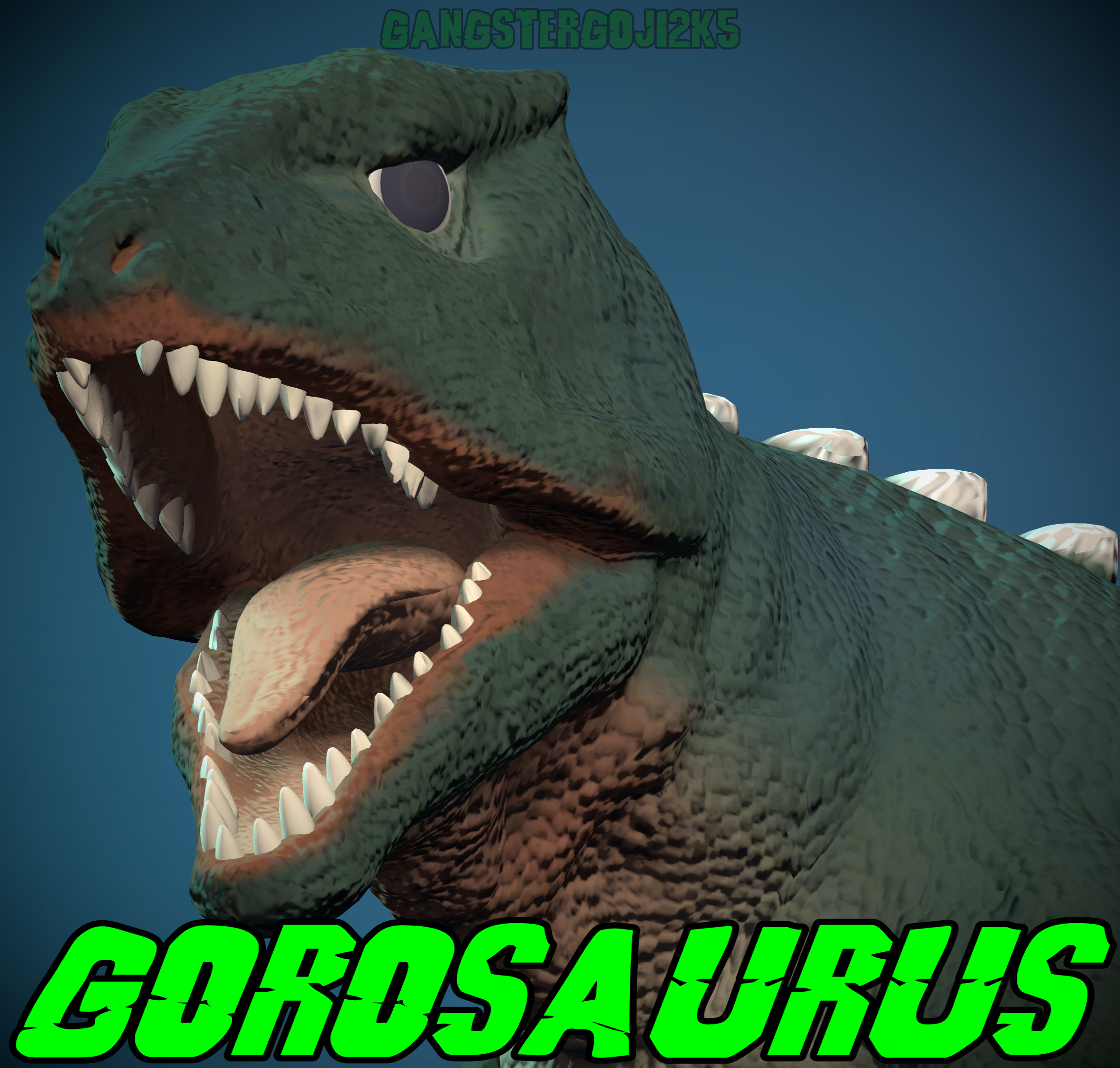 Gorosaurus Design Gorosaurus - Model Download by GangsterGoji2K5 on DeviantArt