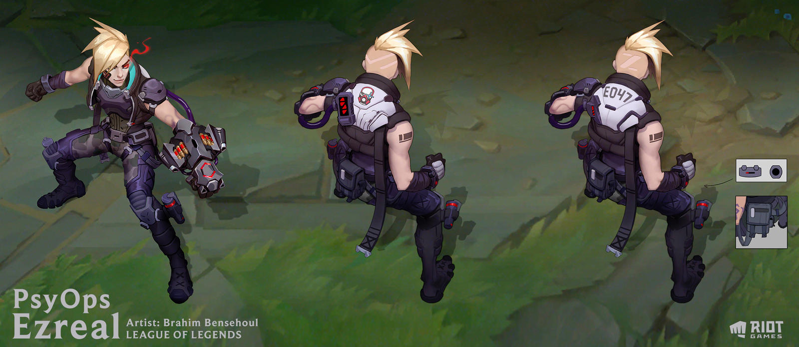 PsyOps Ezreal Concept art by ibralui-art on DeviantArt