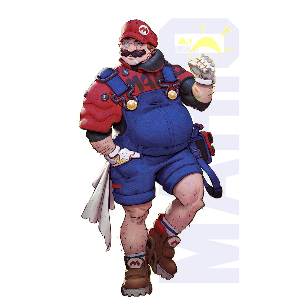 Mario Bra Mario fashion by ibralui-art on DeviantArt