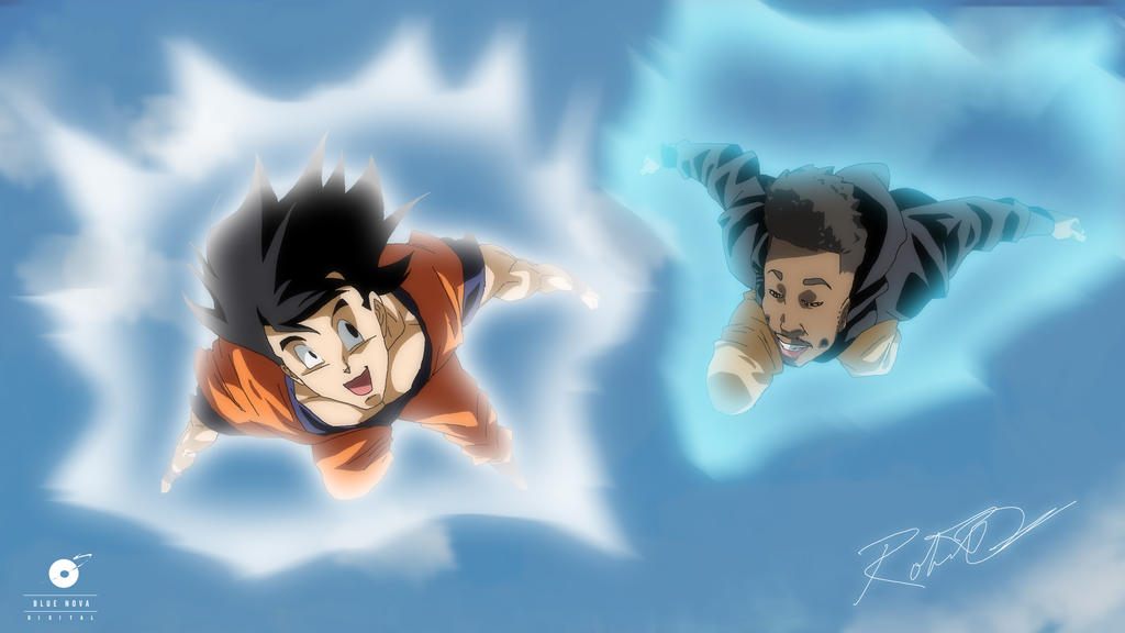 Flying with Goku