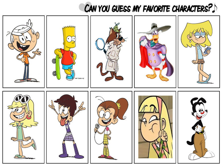 My Top 10 Favorite Cartoon Characters by Bart-Toons on DeviantArt My Top 10 Favorite Cartoon Characters by Bart-Toons on DeviantArt