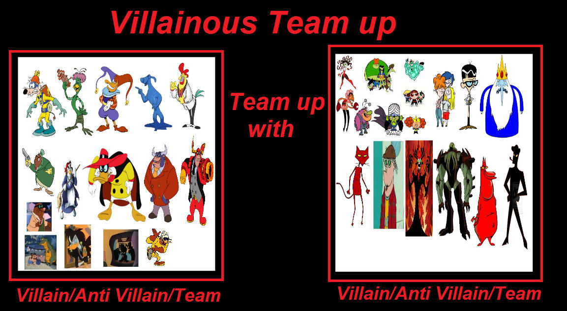 Dw Villains Team Up With Cartoon Network Villains By Bart Toons On Dw Villains Team Up With Cartoon Network Villains By Bart Toons On