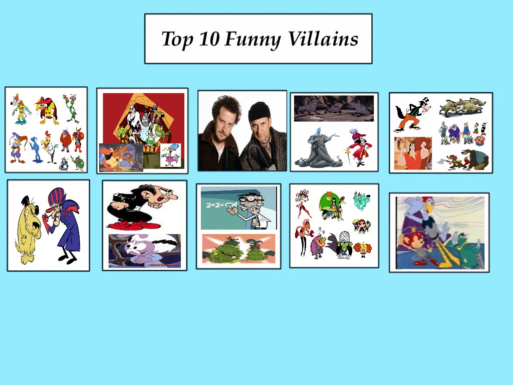 Top 10 Funny Villains by Bart-Toons on DeviantArt