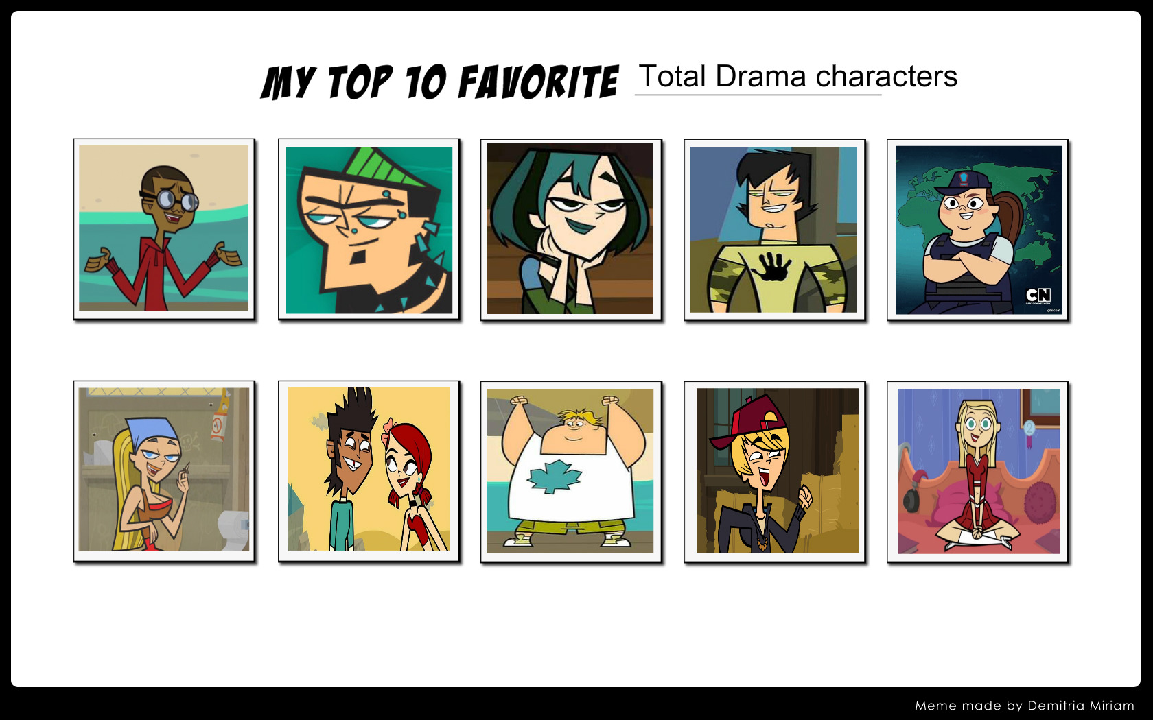 10 Fabulous Total Drama Island Characters