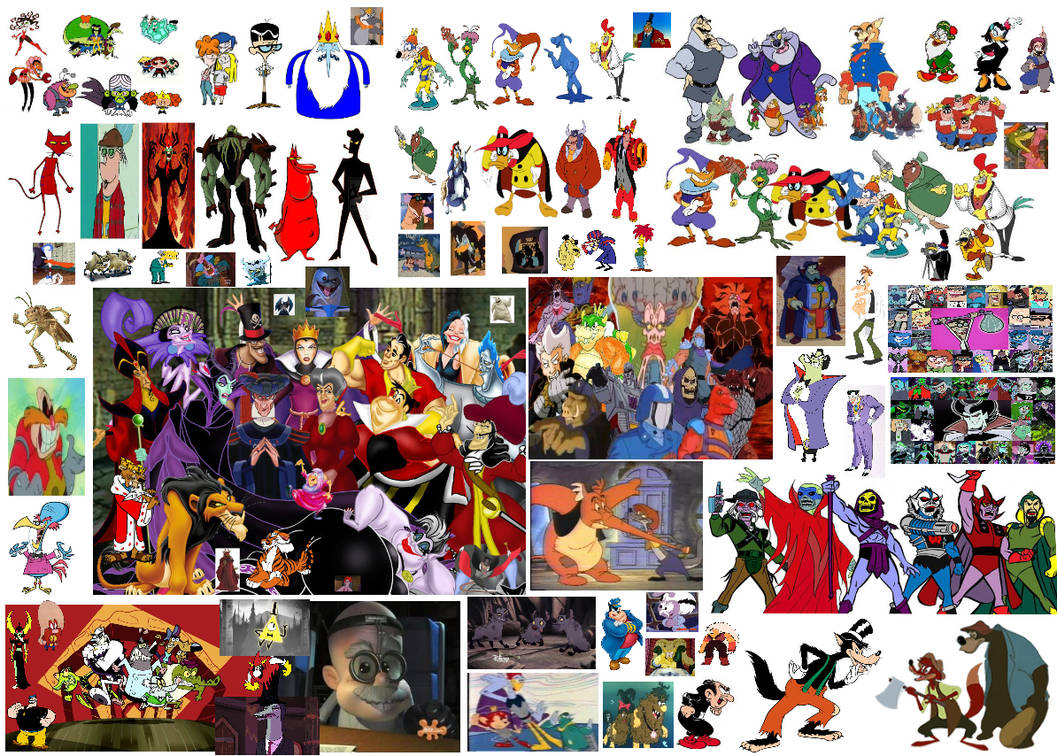 Animated Villains by Bart-Toons on DeviantArt
