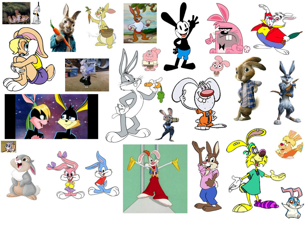 Animated Cartoon Rabbits and Hares by Bart-Toons on DeviantArt