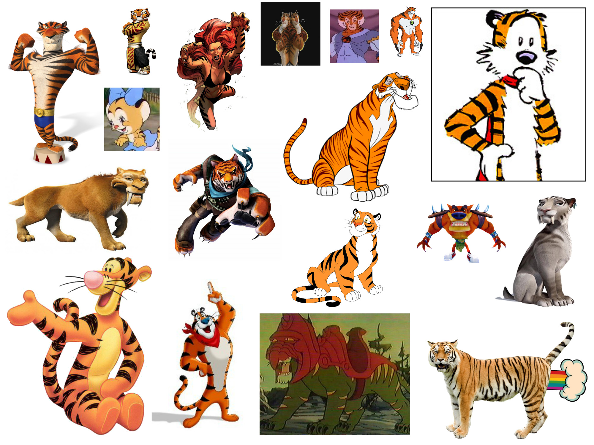 tiger cartoon images