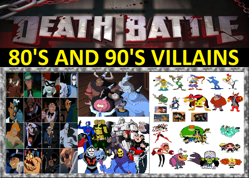 80's and 90's Cartoon Villains Battle by Bart-Toons on DeviantArt 80's and 90's Cartoon Villains Battle by Bart-Toons on DeviantArt